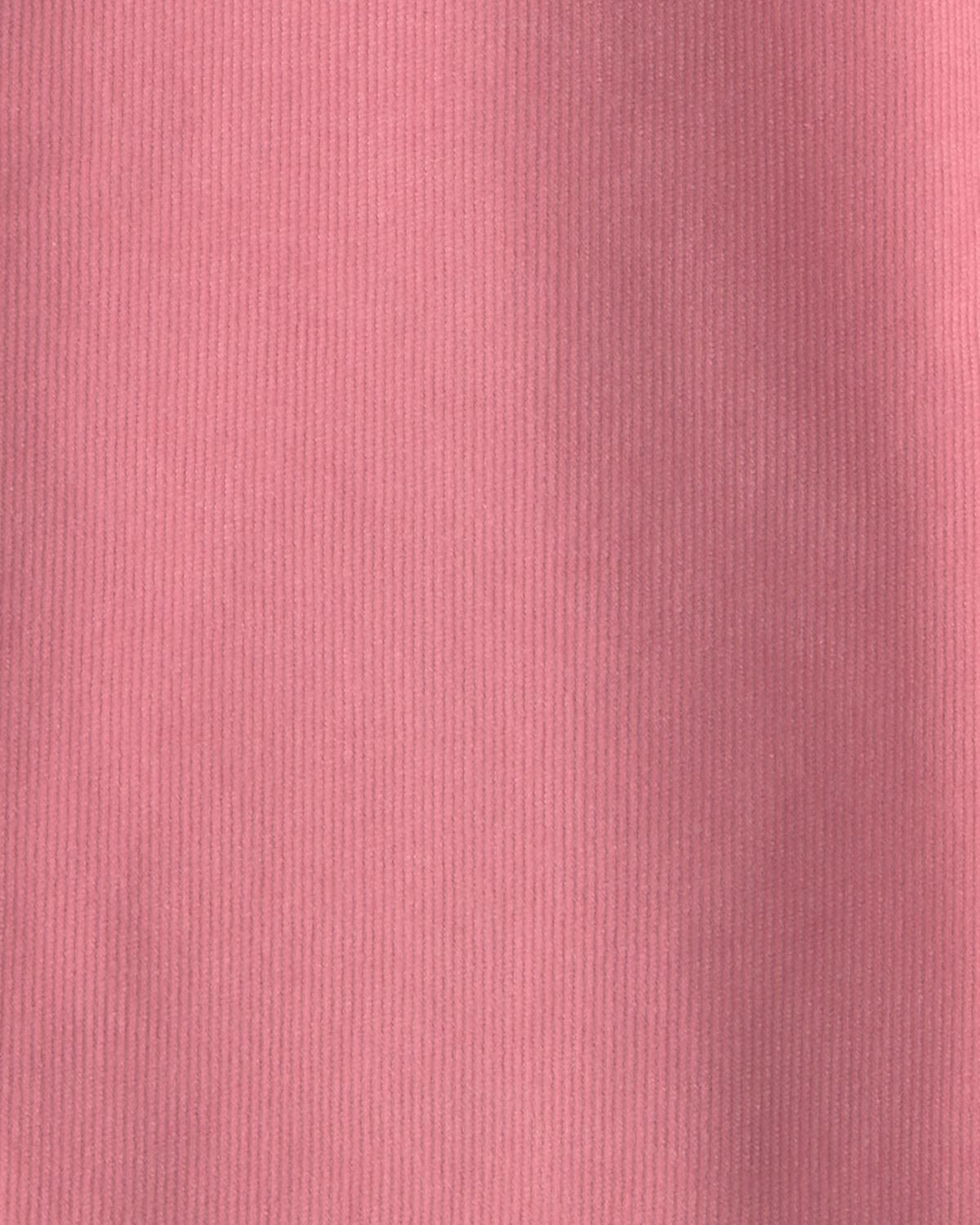 Girls Corduroy Wide-Leg Pants - Pink - Image 3