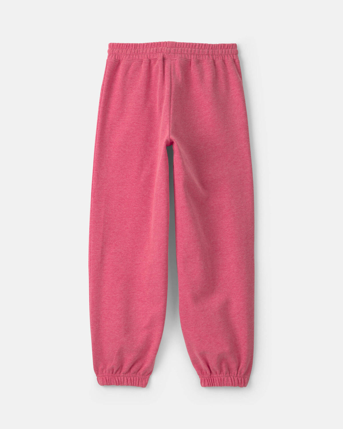 Girls 'New York' French Terry Joggers - Pink/Red - Image 2