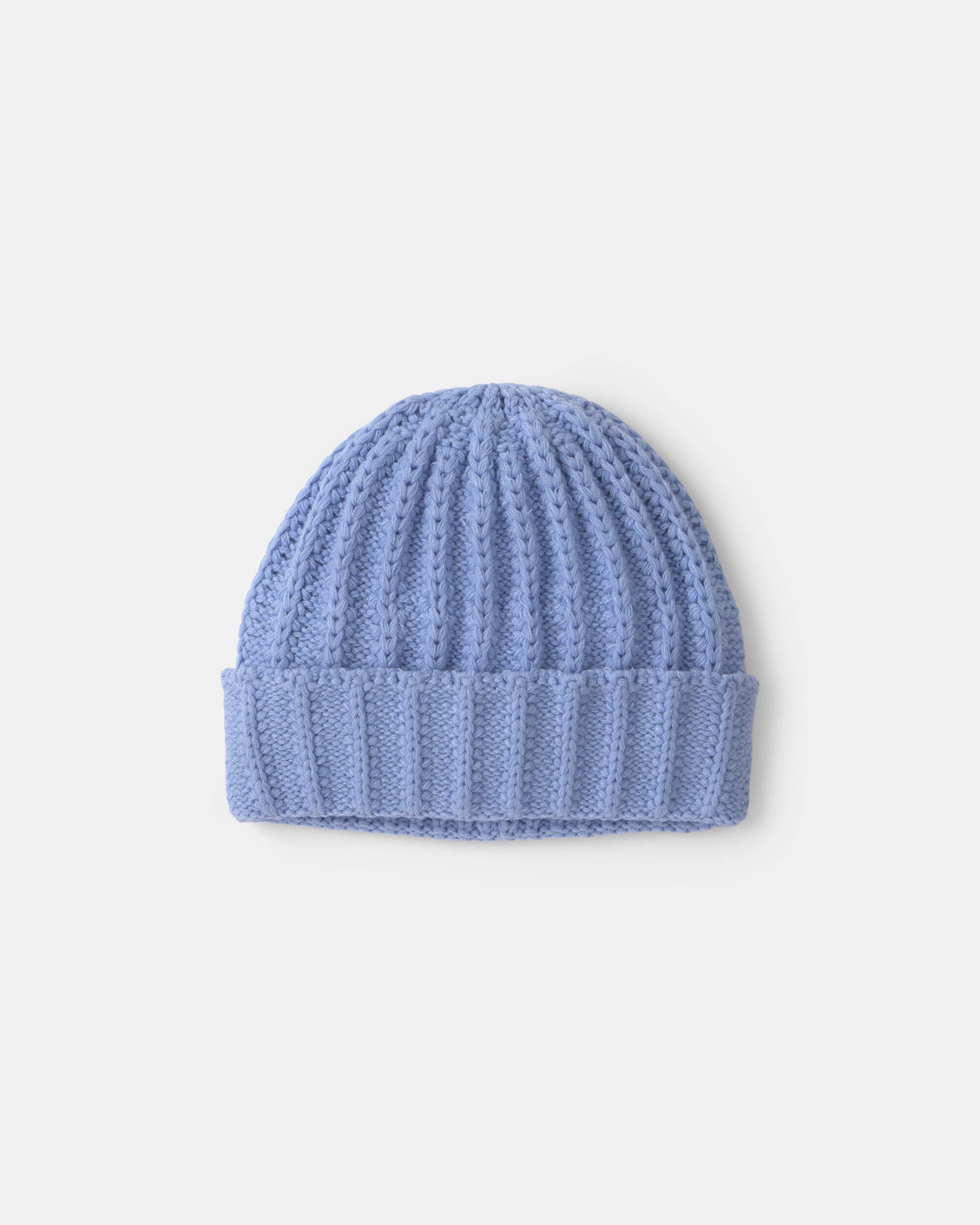 Girls Ribbed Beanie - Purple - Image 3