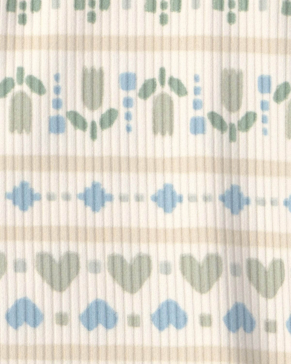 Girls Heart Heart Long-Sleeve Top - Blue/Green - Image 2