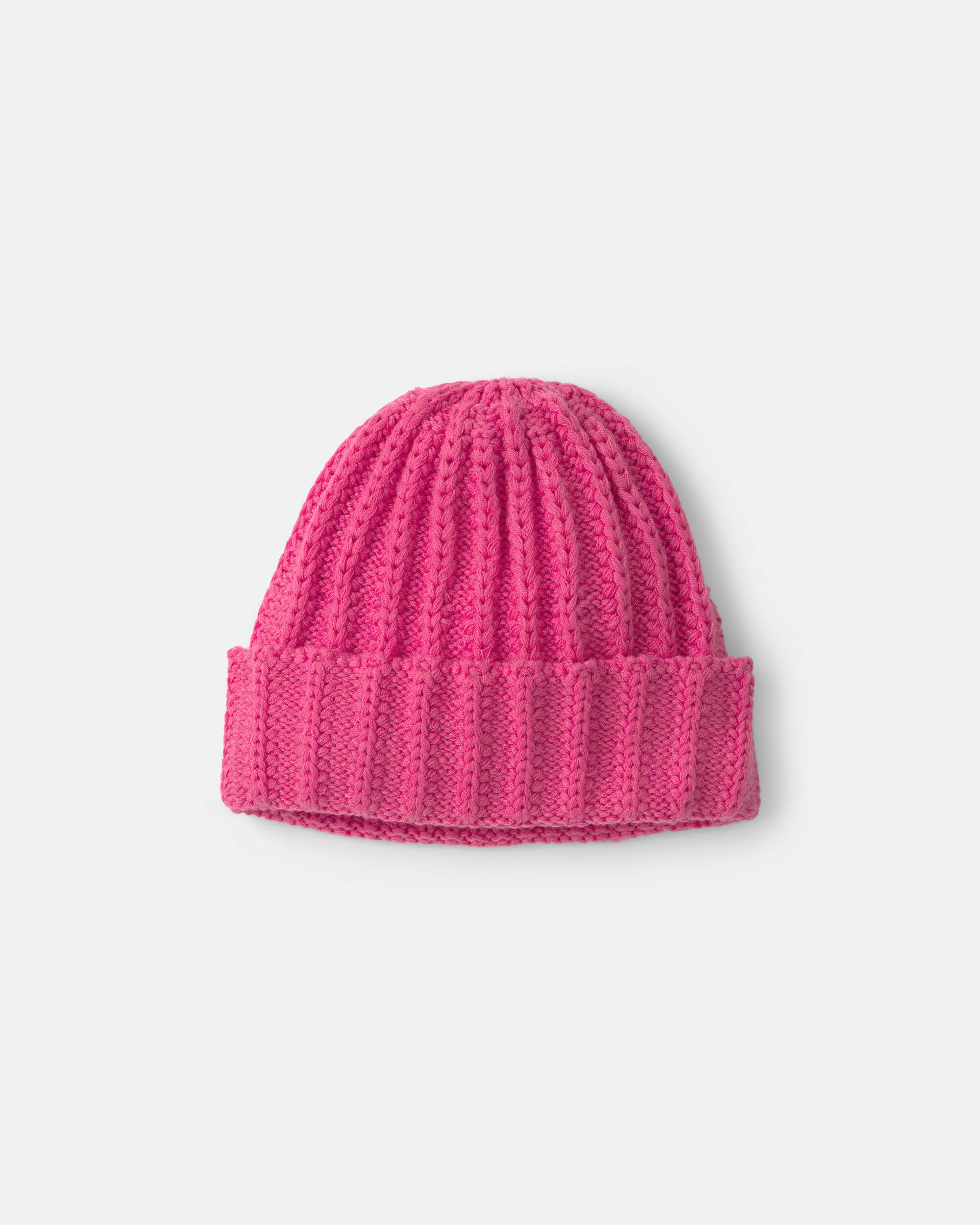 Girls Ribbed Beanie - Purple - Image 4