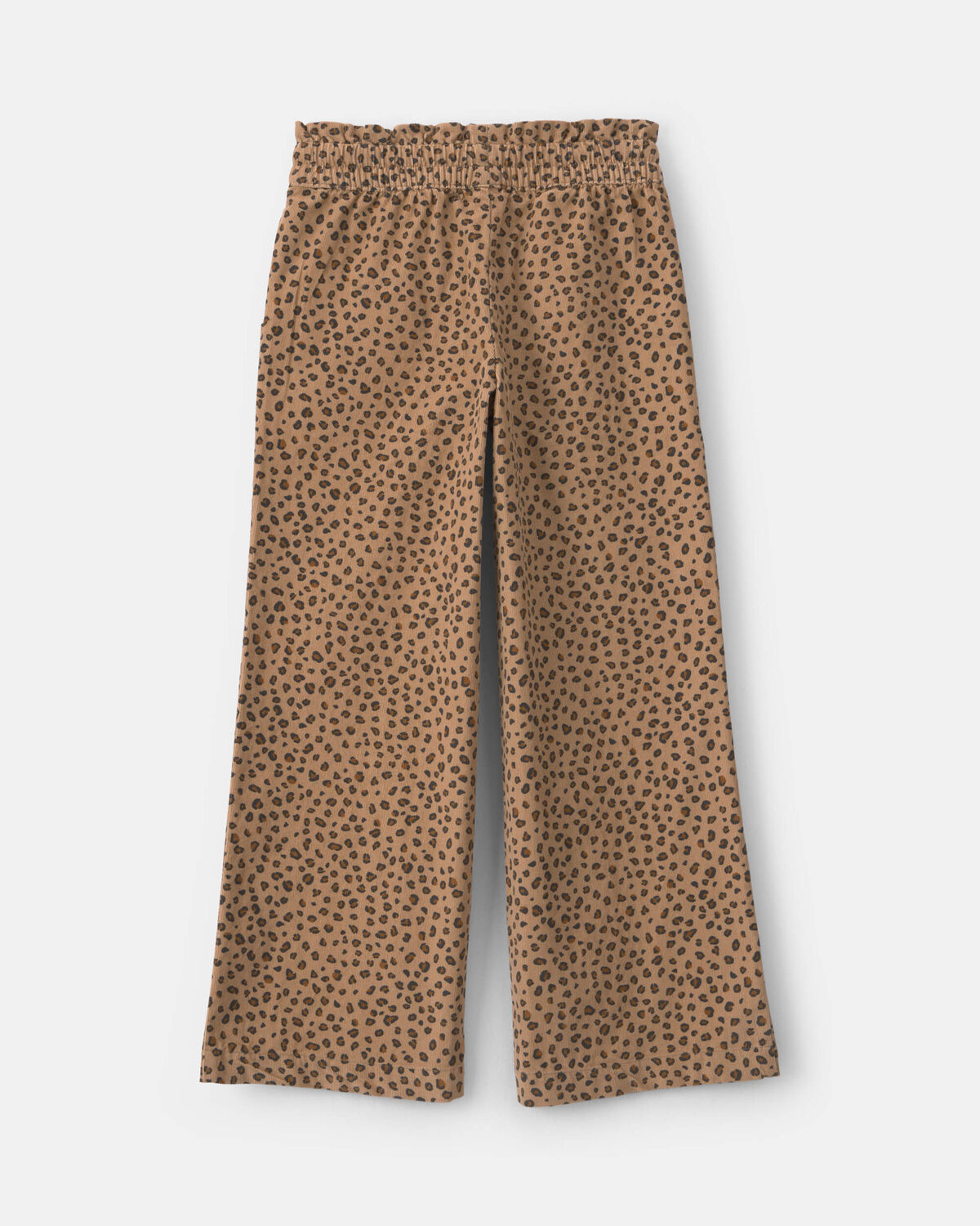 Girls Leopard Twill Pants - Brown - Image 2