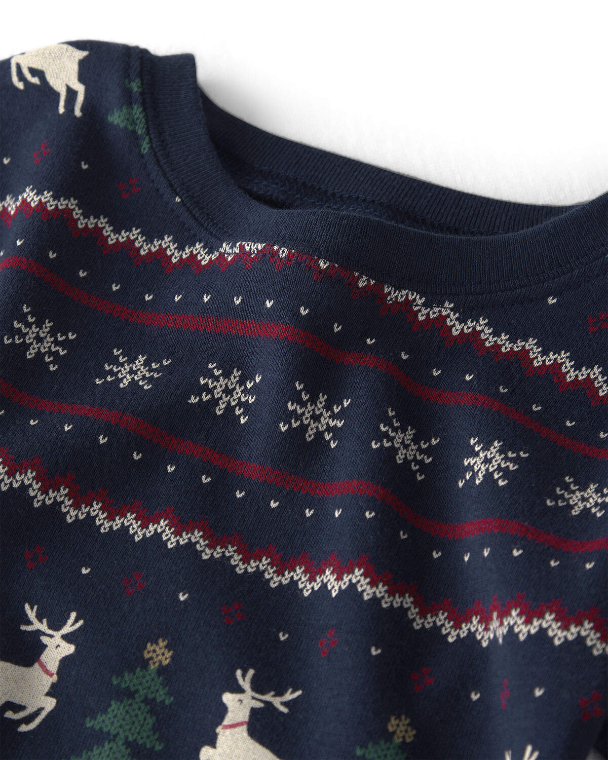 Adult 2-Piece Organic Cotton Fair Isle Pajamas - Image 2