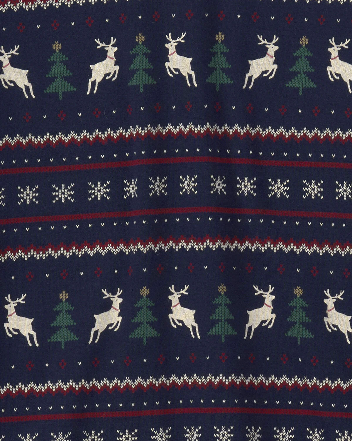 Adult 2-Piece Organic Cotton Fair Isle Pajamas - Image 3