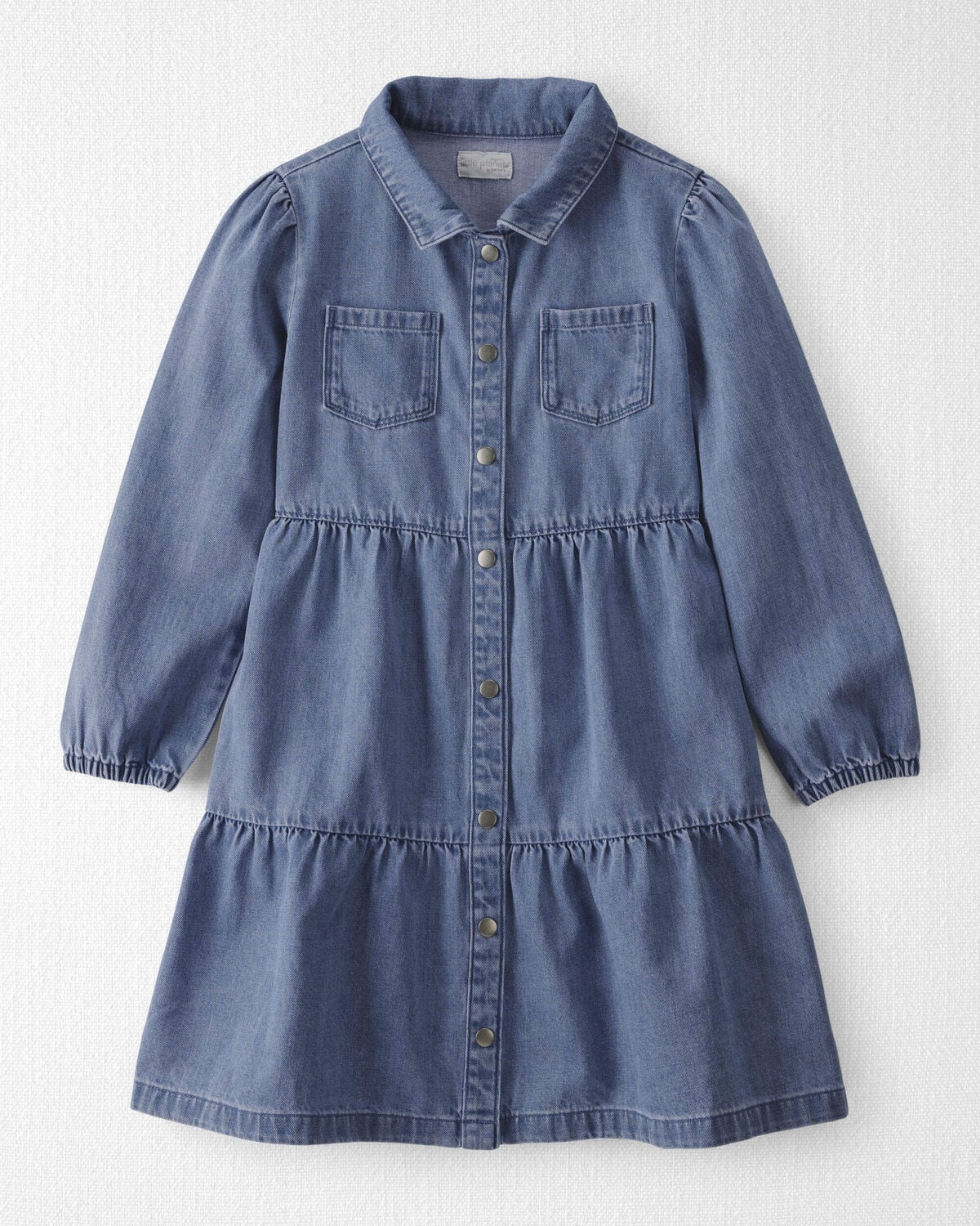 Girls Organic Cotton Denim Dress