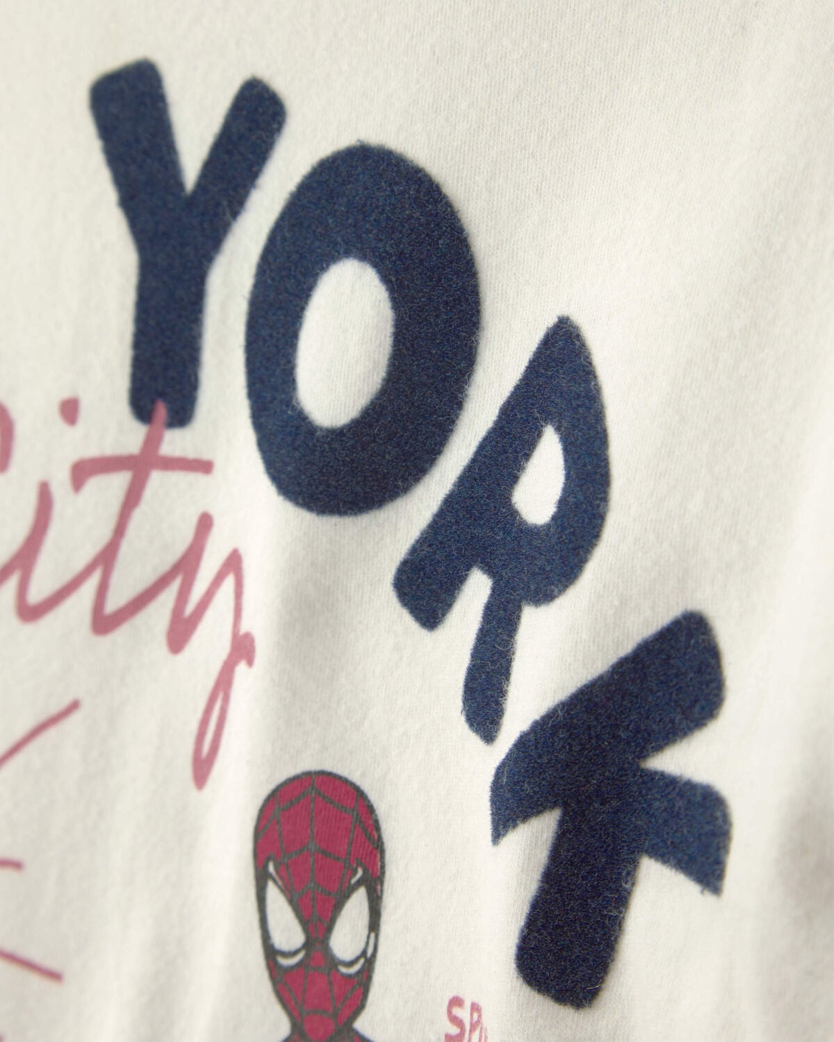 Kids ©Marvel Spider-Man Graphic Tee - Cream - Image 2
