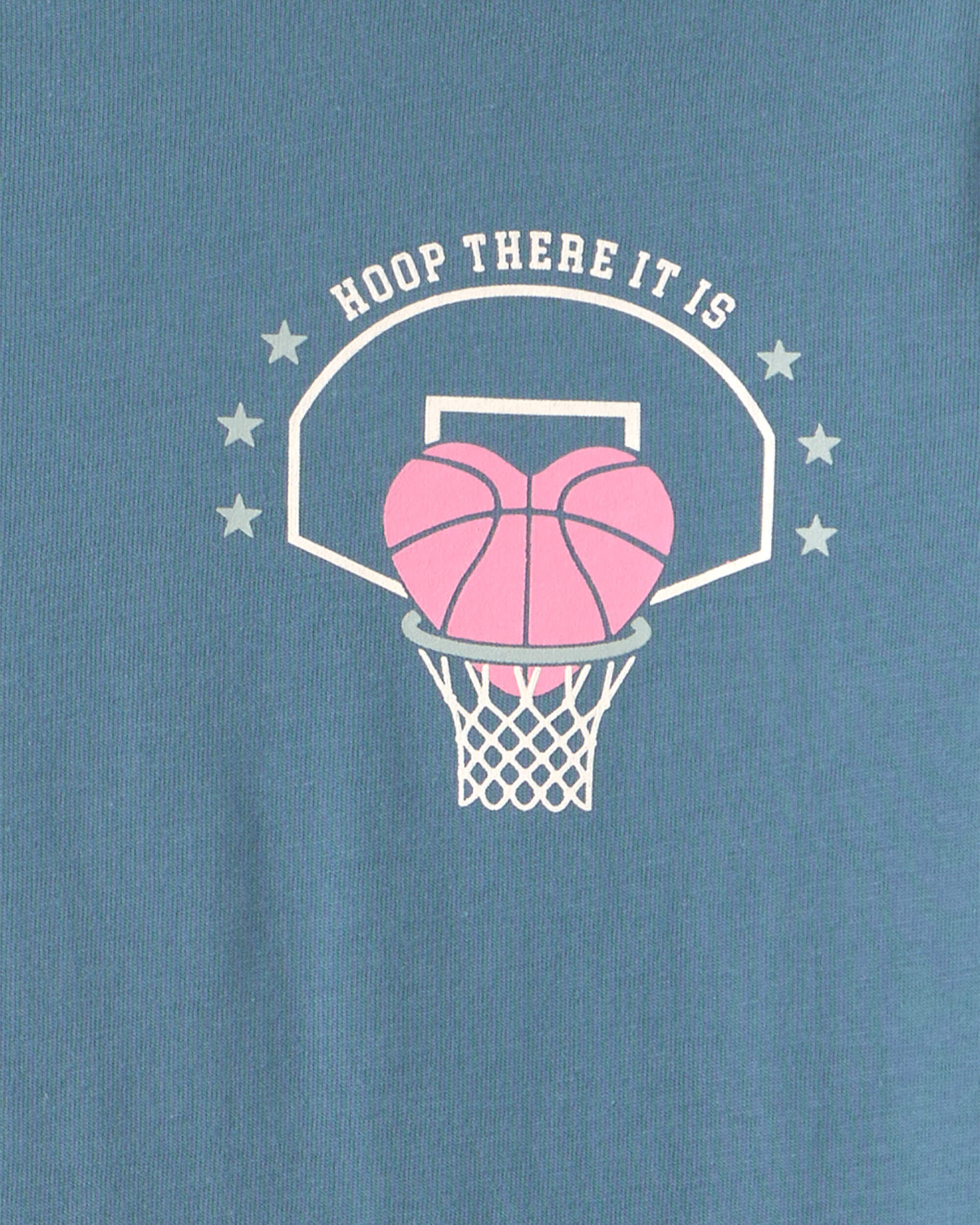 Girls Basketball Long-Sleeve Graphic Tee - Teal - Image 3