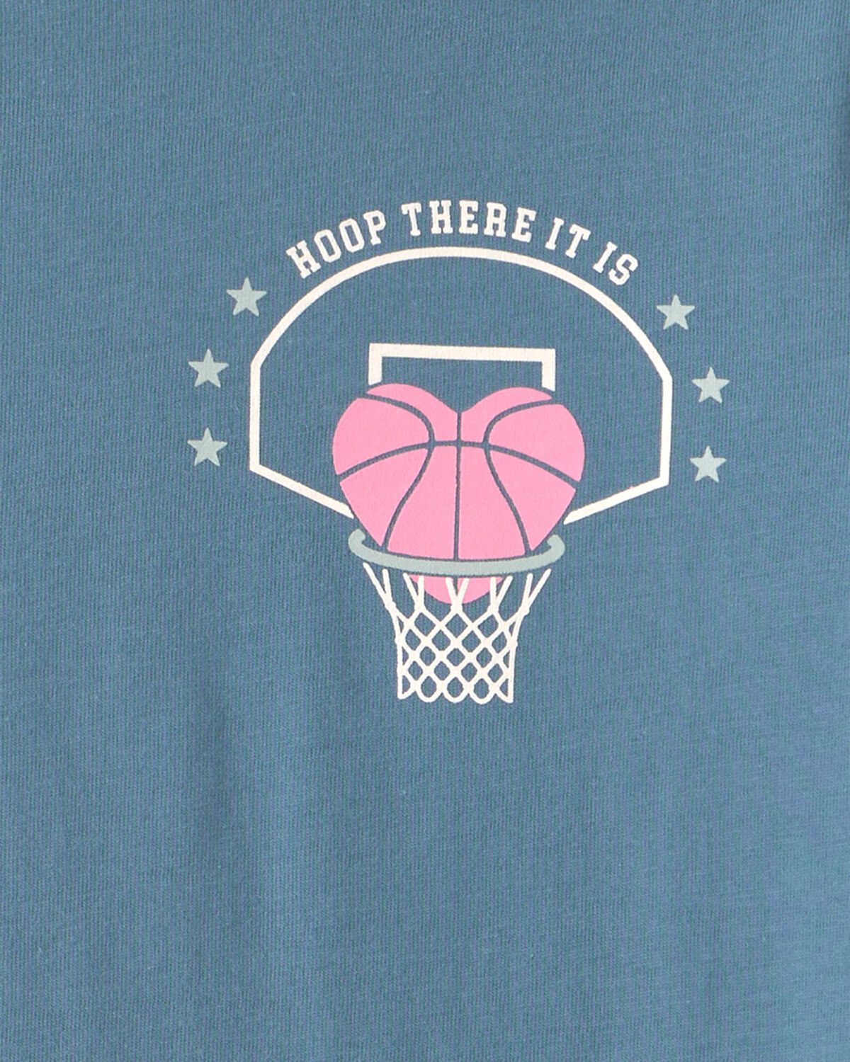 Girls Basketball Long-Sleeve Graphic Tee - Teal - Image 2