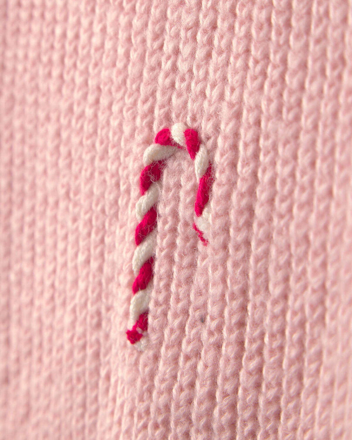 Girls Candy Cane Sweater - Pink - Image 2