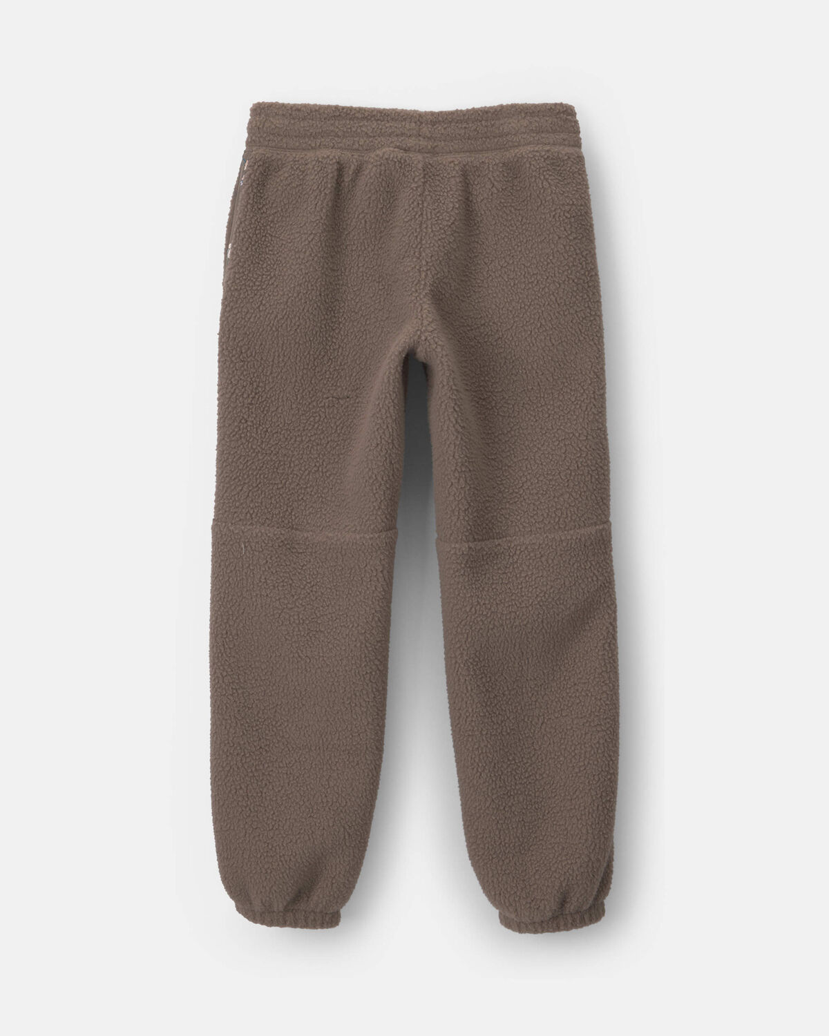 Girls Floral Fleece Joggers - Brown - Image 2