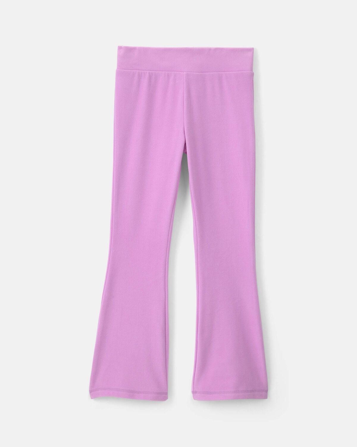 Girls Fleece Wide-Leg Pants - Purple - Image 2