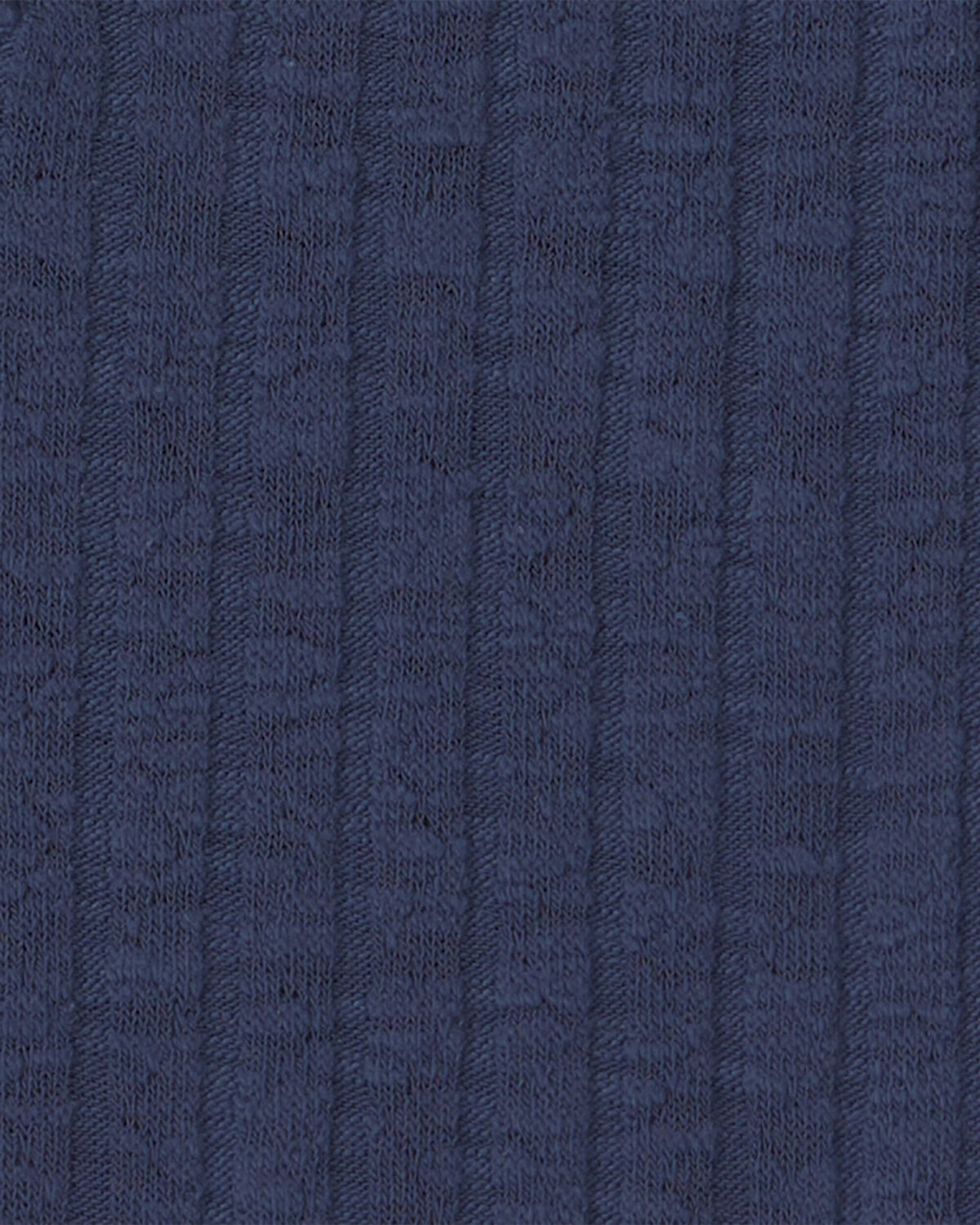Girls Long-Sleeve Henley T-Shirt - Navy Blue - Image 2