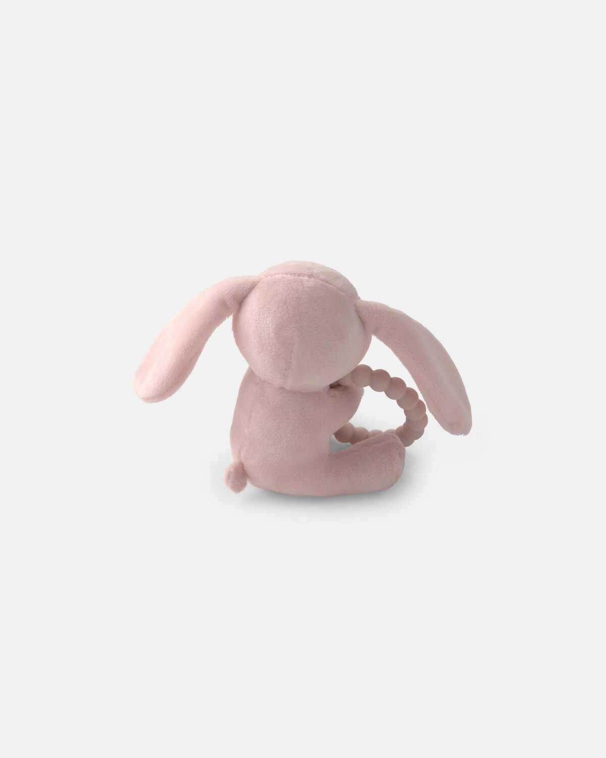 Girls Bunny Plush Teether - Pink - Image 2