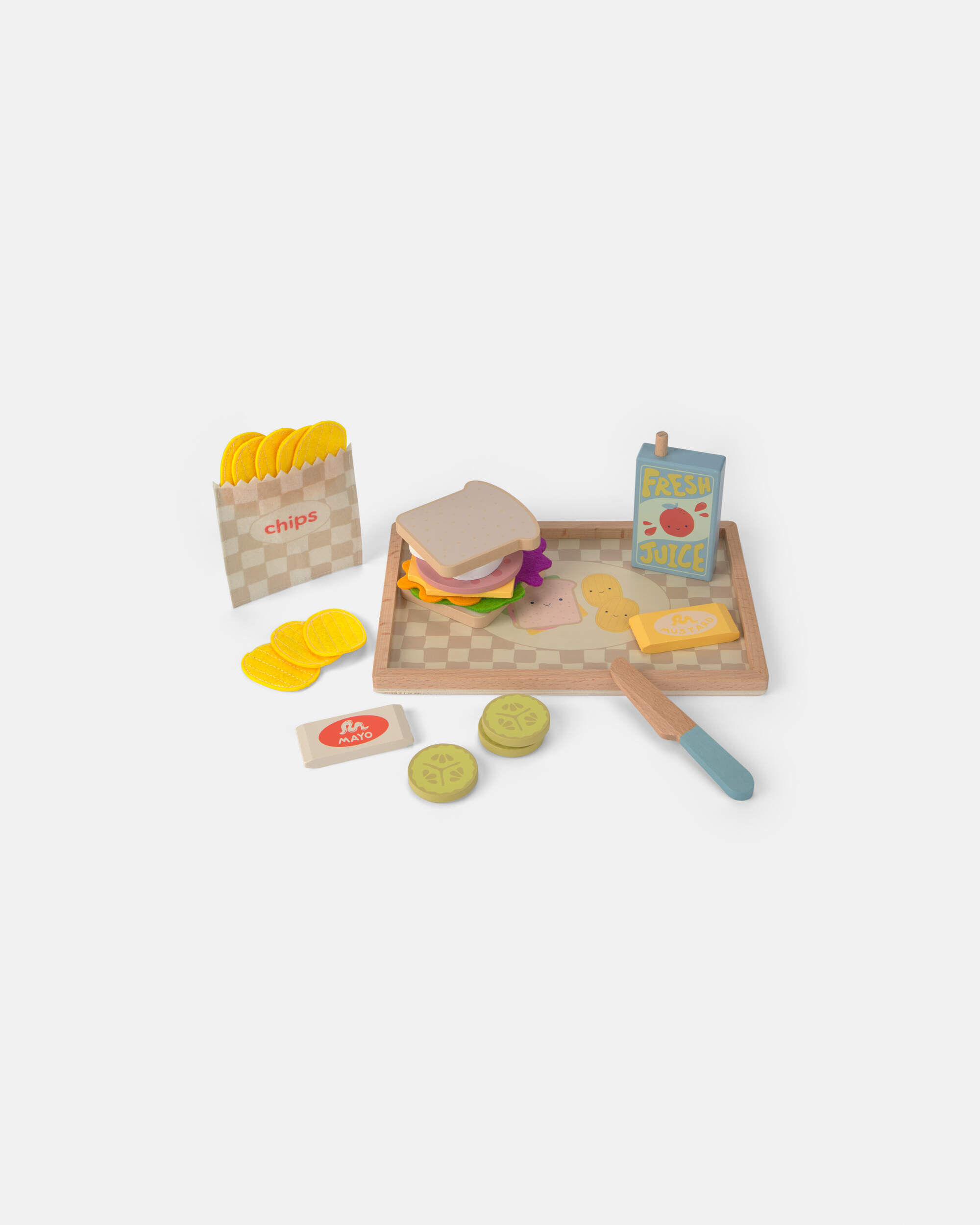 Toddler Wooden Sandwich Set - Image 2