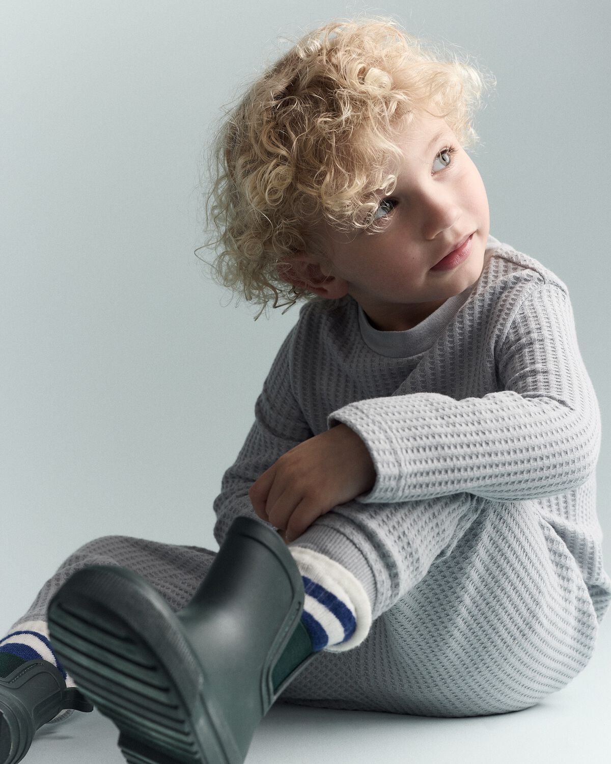 Toddler No-Seam Jogger Pant - Light Blue - Image 5
