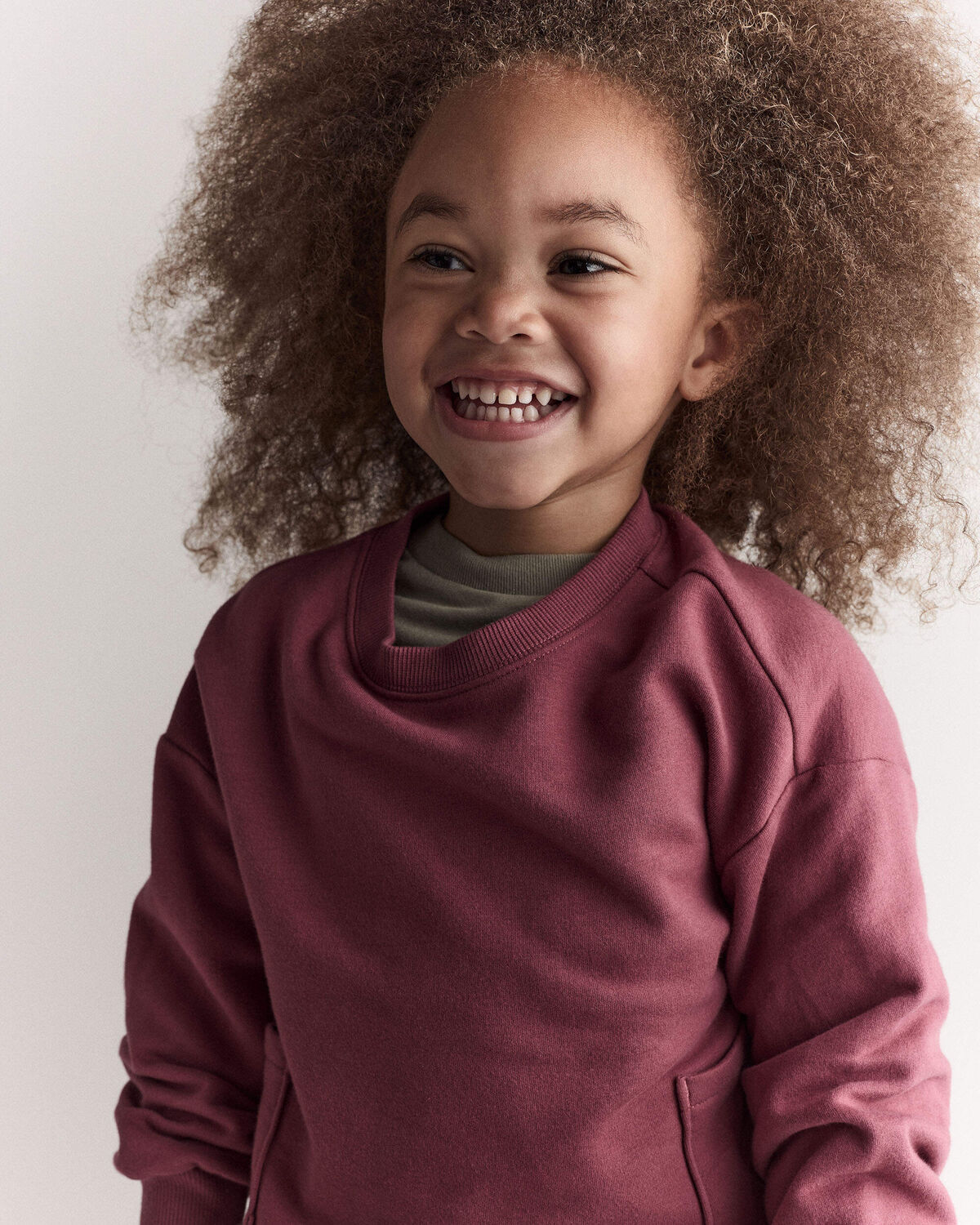Toddler Otter Sweatshirt™ with Pockets - Burgundy - Image 5