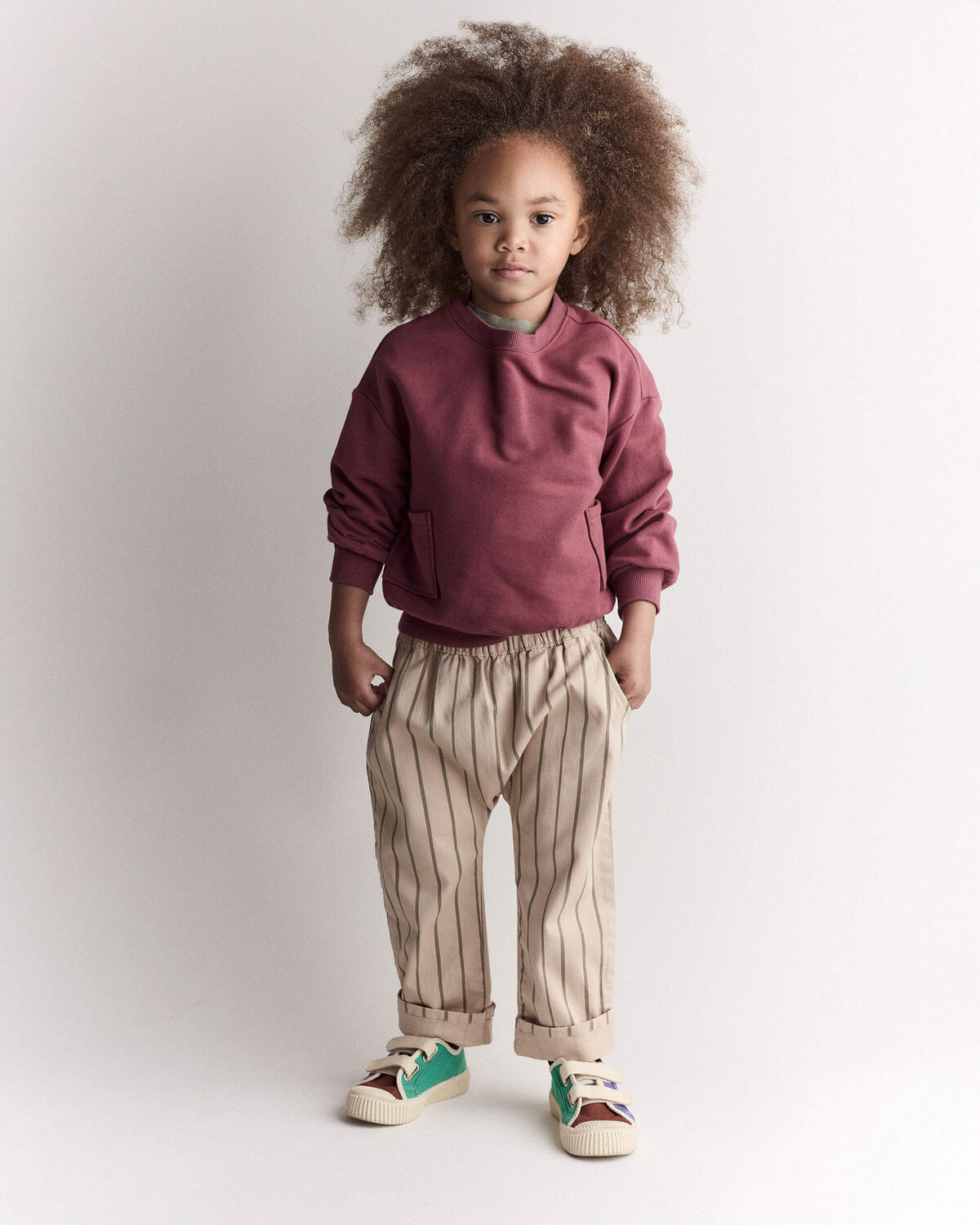 Toddler Otter Sweatshirt™ with Pockets - Burgundy - Image 4