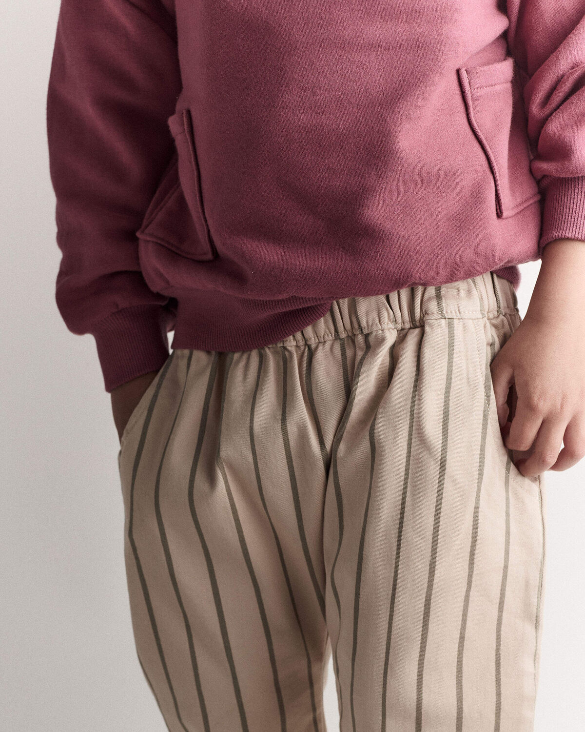 Toddler Otter Sweatshirt™ with Pockets - Burgundy - Image 3