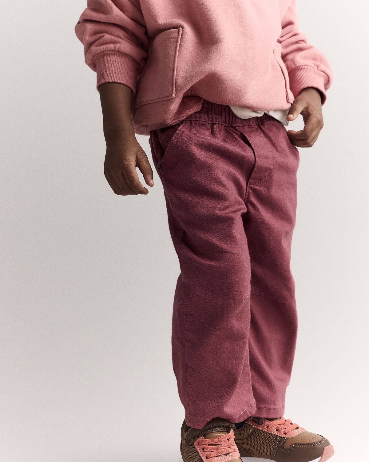 Toddler Barrel Pant - Burgundy - Image 3