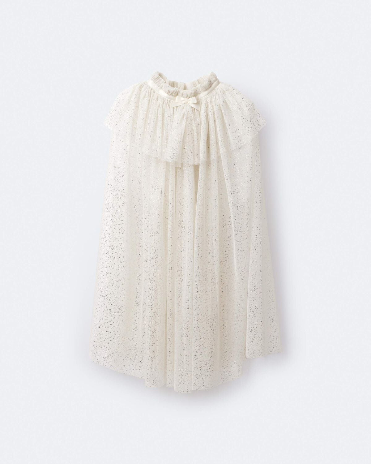 Toddler Girl Confetti Dress Up Cape - Cream/Gold - Image 2