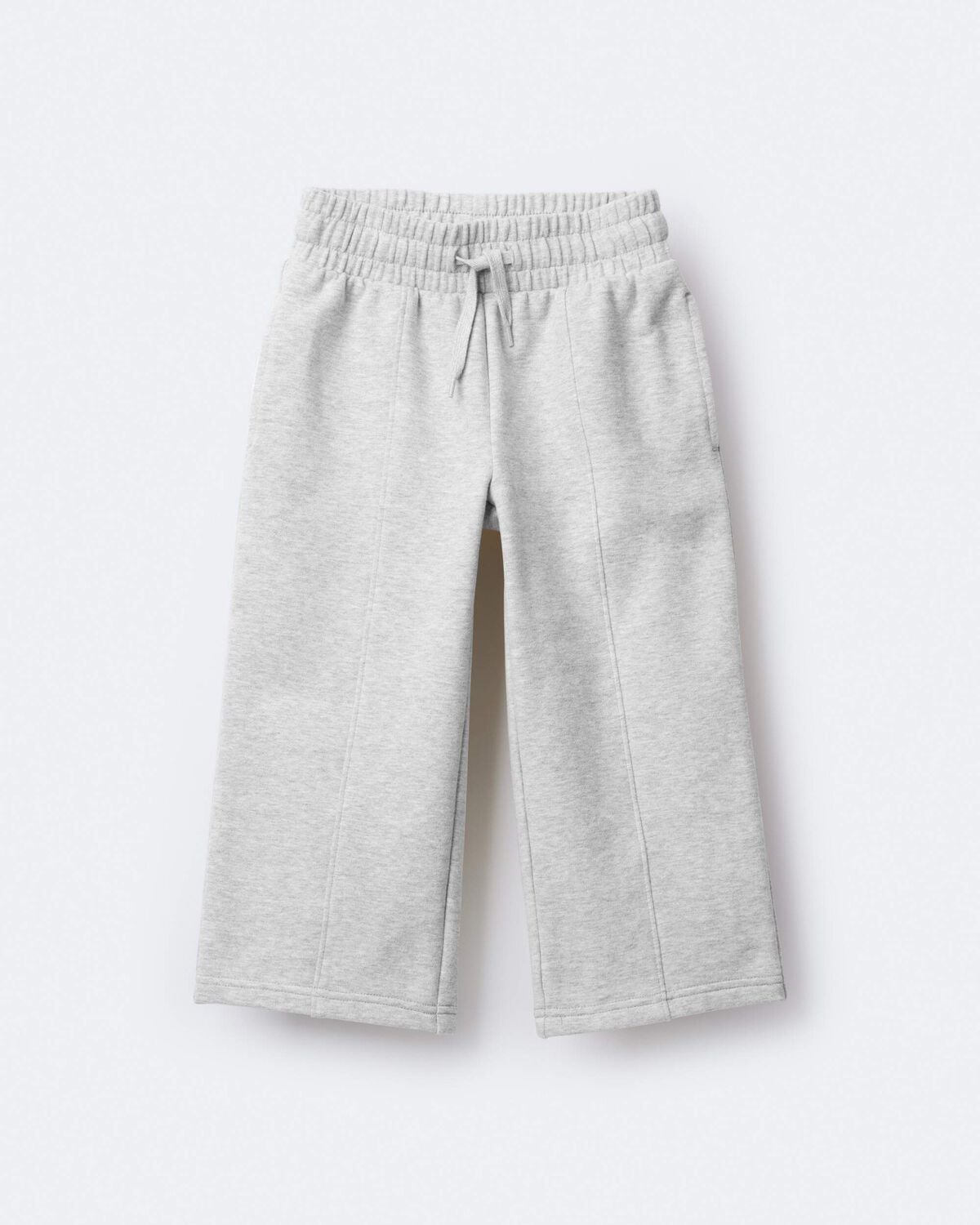 Toddler Girl Linda Wide Leg Pant - Heather Grey - Image 2