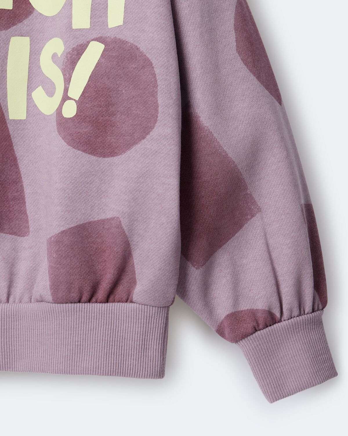 Toddler Girl Watch This!' Shapes Dolman-Sleeve Sweatshirt - Mauve - Image 6