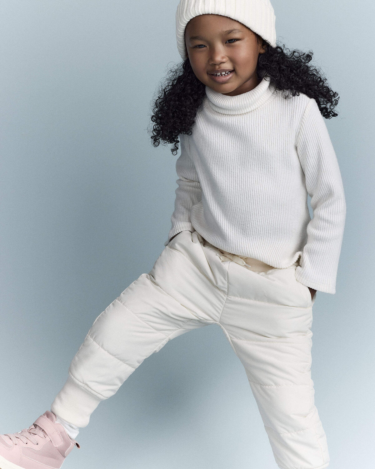 Toddler Ski Jogger Pant - Cream - Image 5