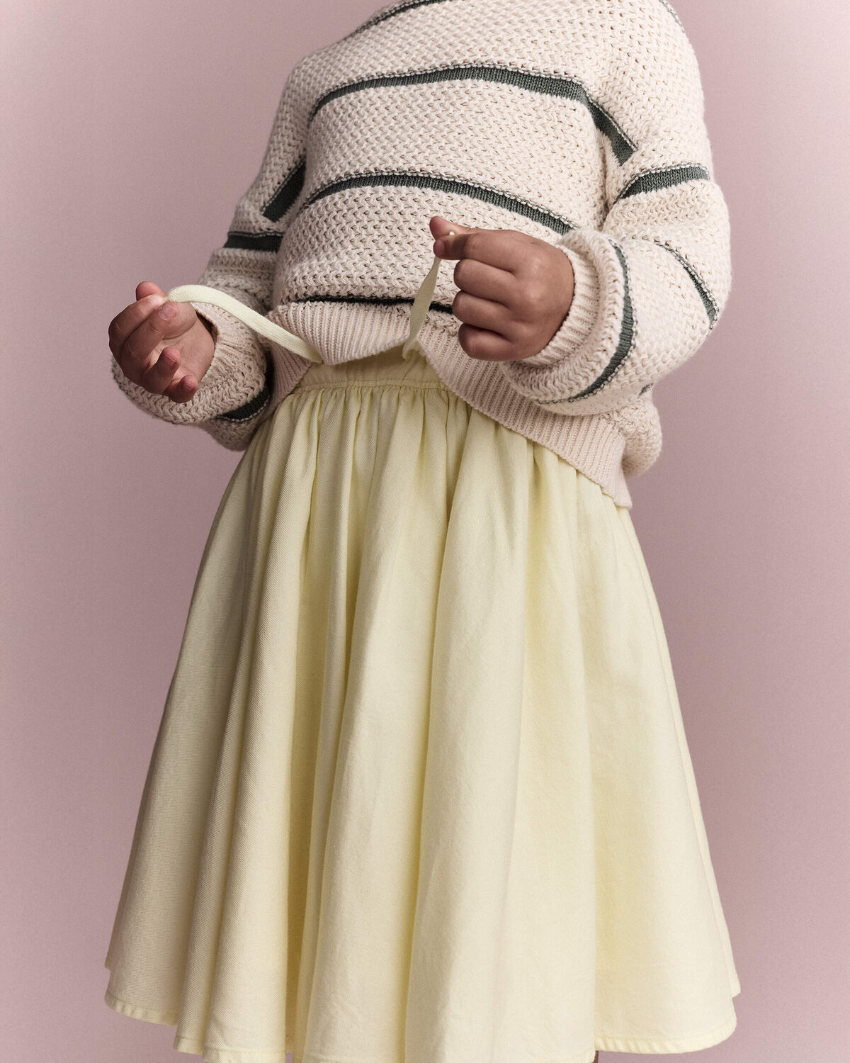 Toddler Girl Avenue Twirl™ Midi Skirt - Yellow - Image 3