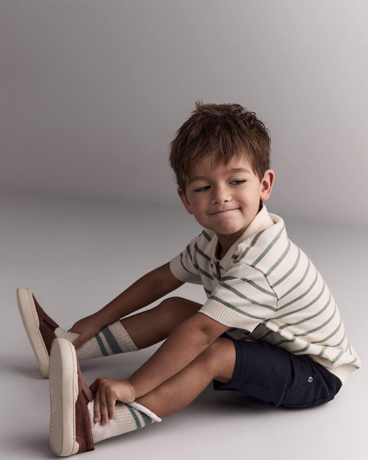 Toddler Boy Bermuda Shorts - Black - Image 5