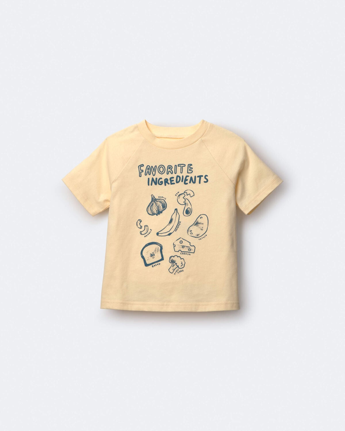 Toddler 'Favorite Ingredients' Relaxed Graphic Tee - Yellow - Image 3