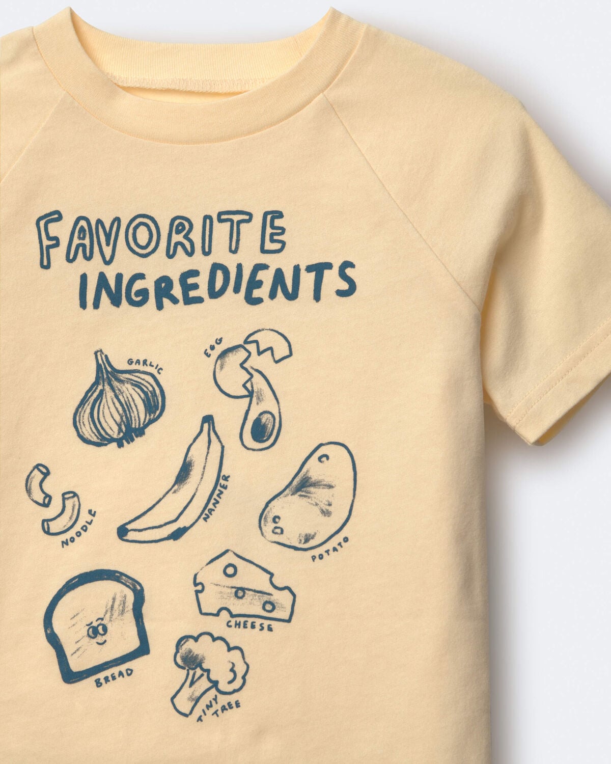 Toddler 'Favorite Ingredients' Relaxed Graphic Tee - Yellow - Image 6