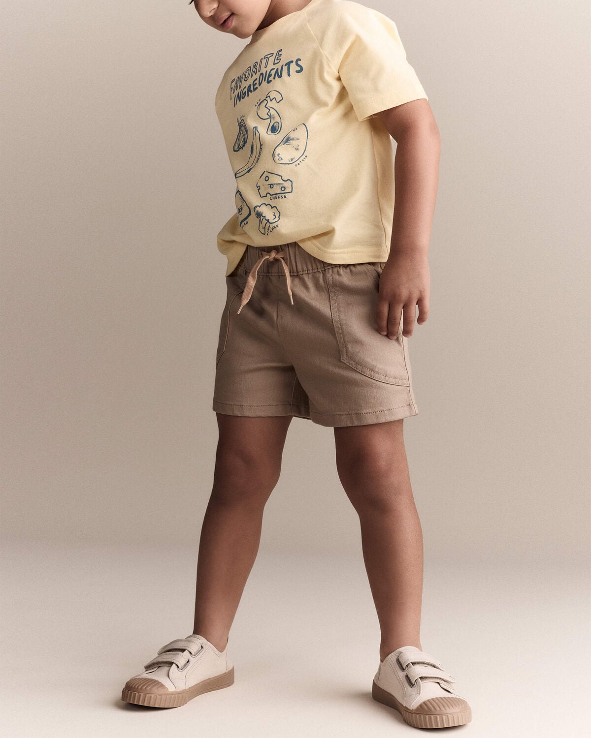 Toddler 'Favorite Ingredients' Relaxed Graphic Tee - Yellow - Image 4
