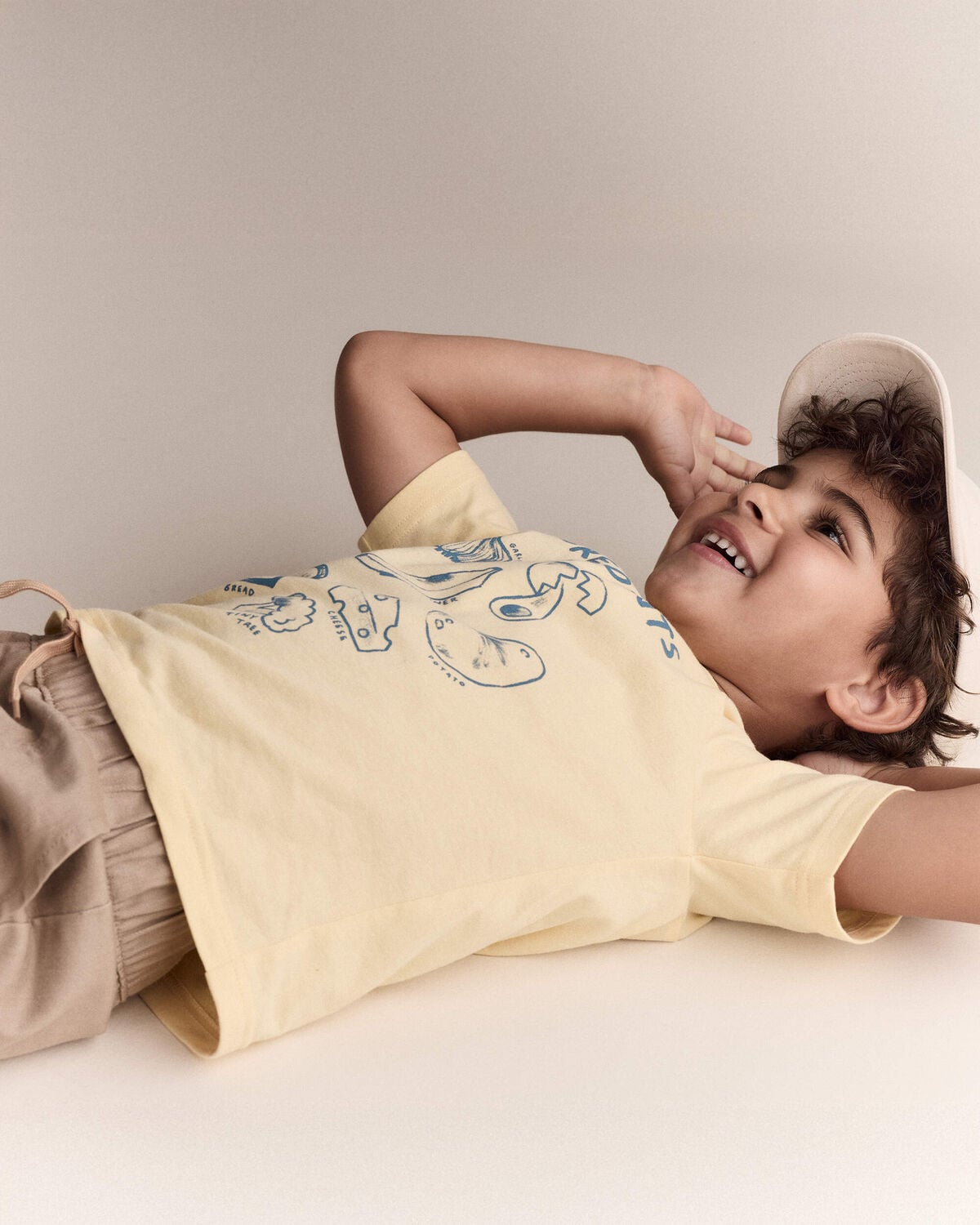 Toddler 'Favorite Ingredients' Relaxed Graphic Tee - Yellow - Image 5