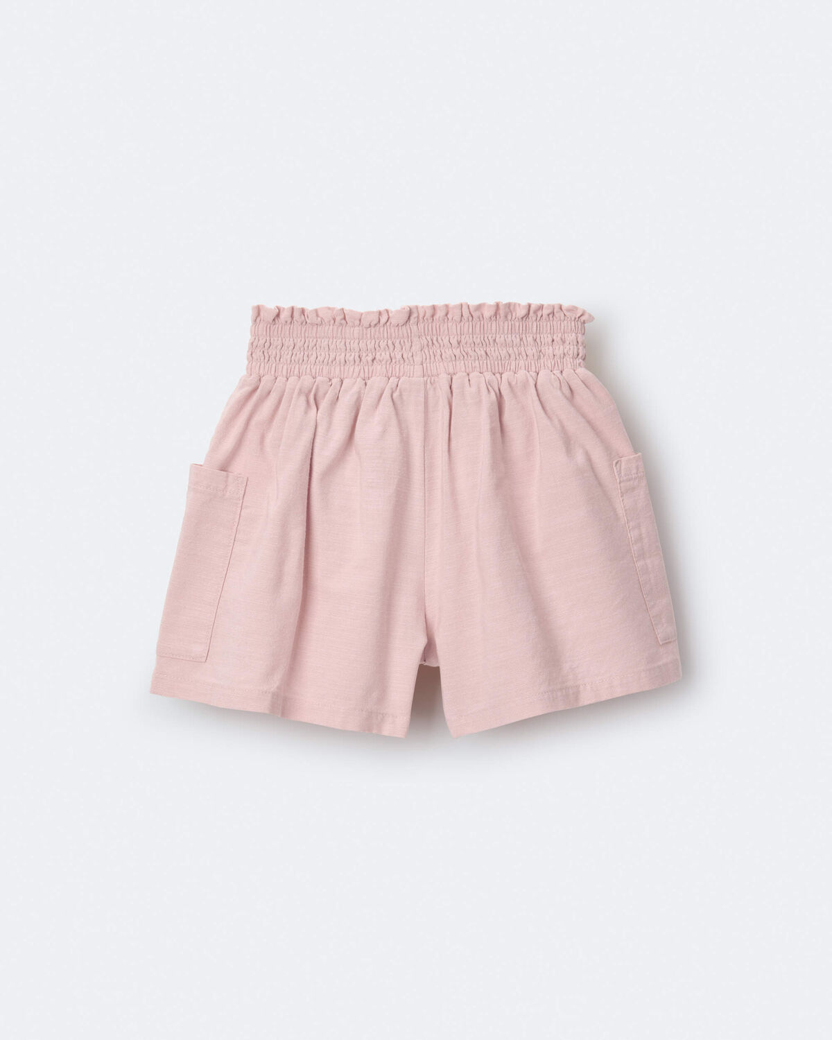 Toddler Girl Swing Shorts with Pockets - Light Pink - Image 6