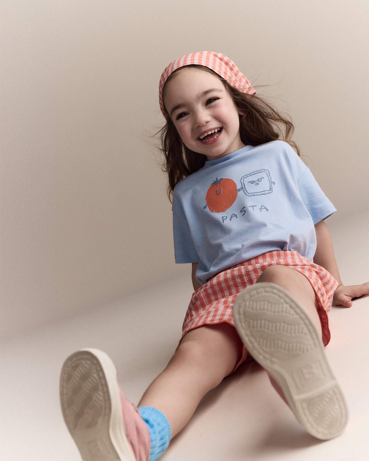 Toddler Pasta Relaxed Graphic Tee - Blue - Image 4