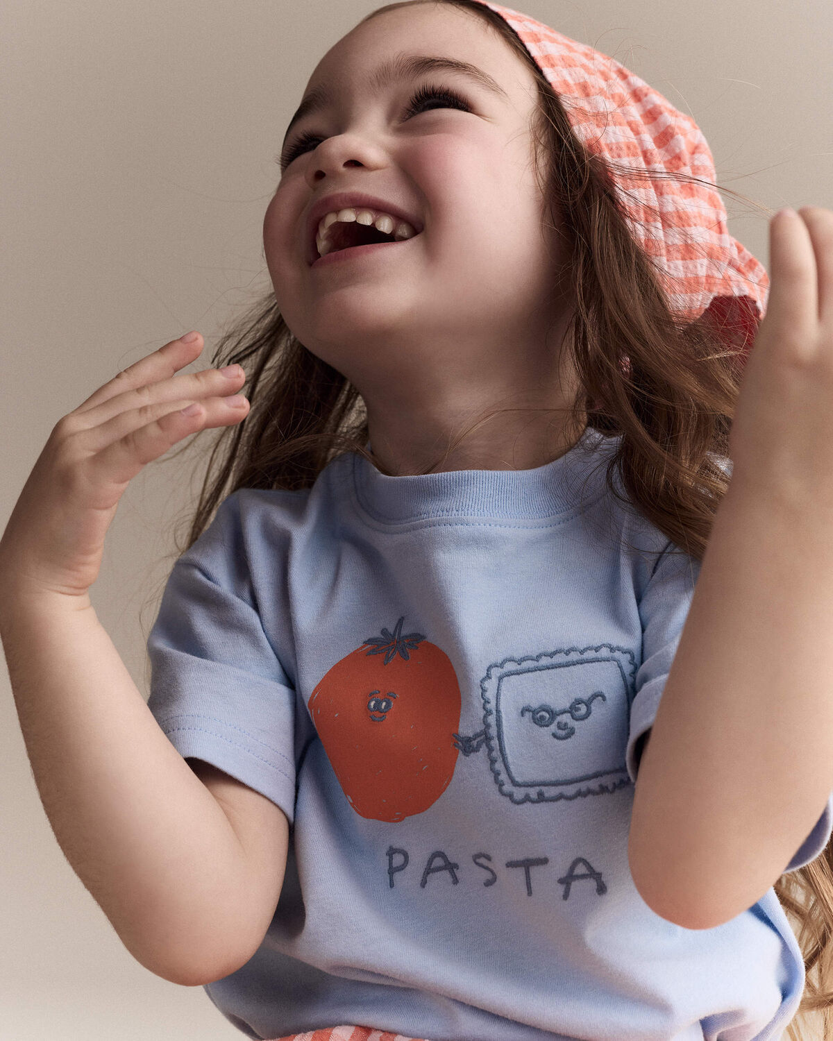 Toddler Pasta Relaxed Graphic Tee - Blue - Image 5