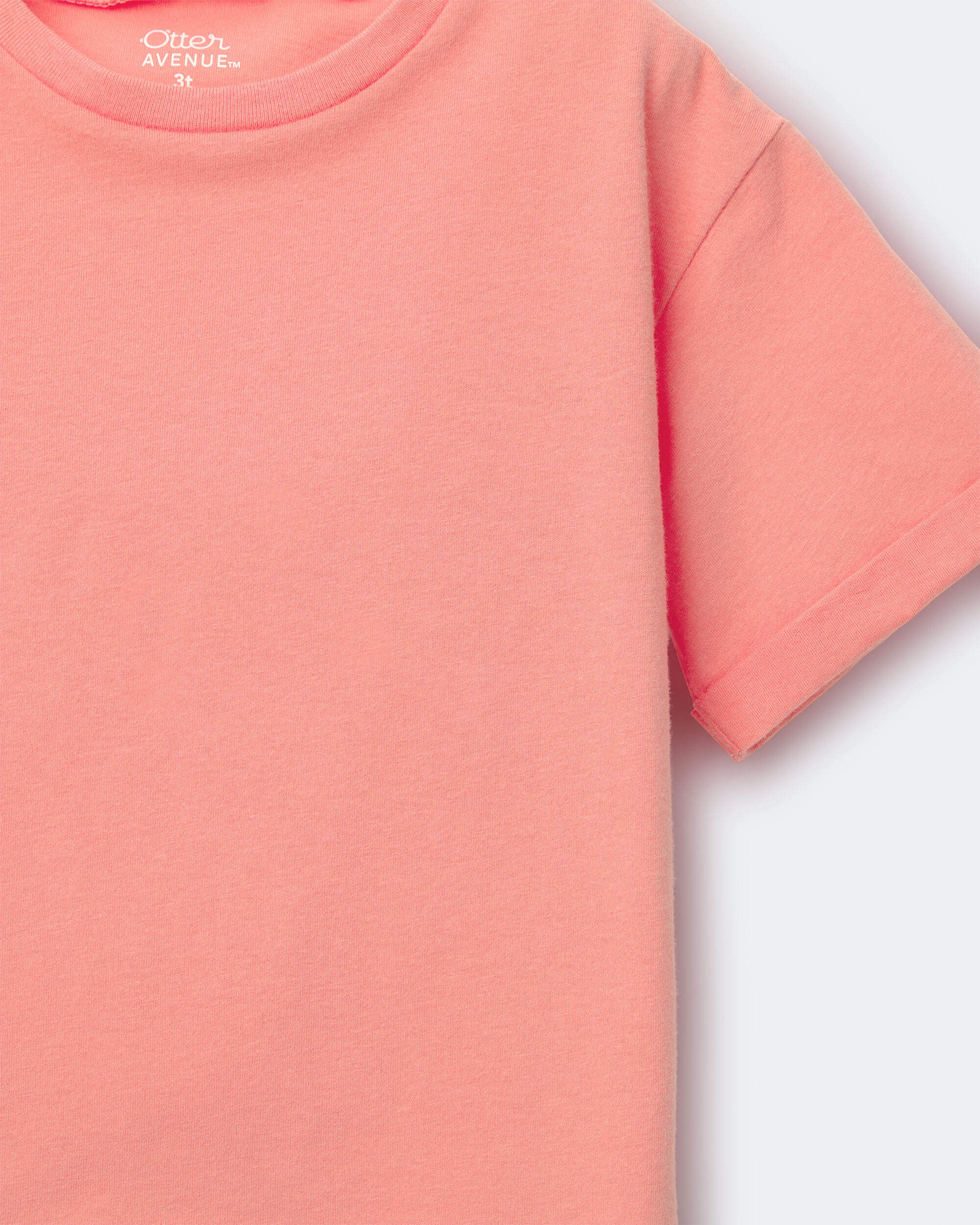 Toddler 'The World Is Mine' Rolled Cuff Tee - Mauve - Image 4