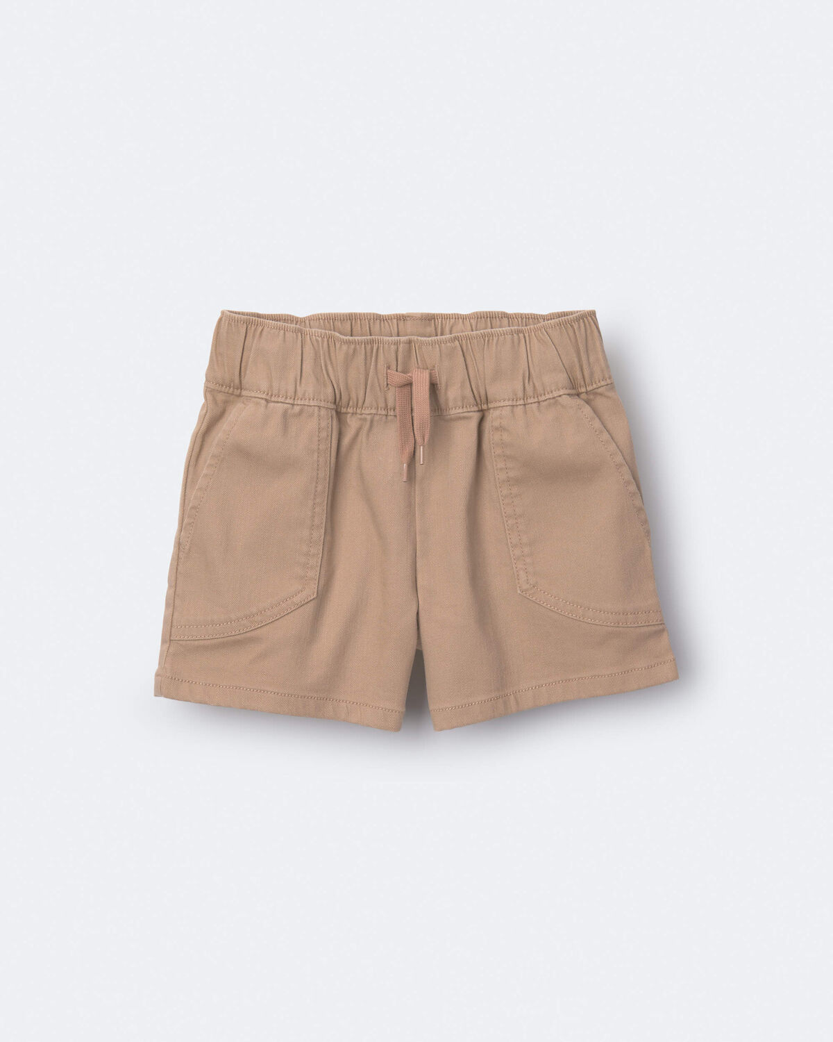 Toddler Boy Standard Shorts with Pockets - Khaki - Image 2