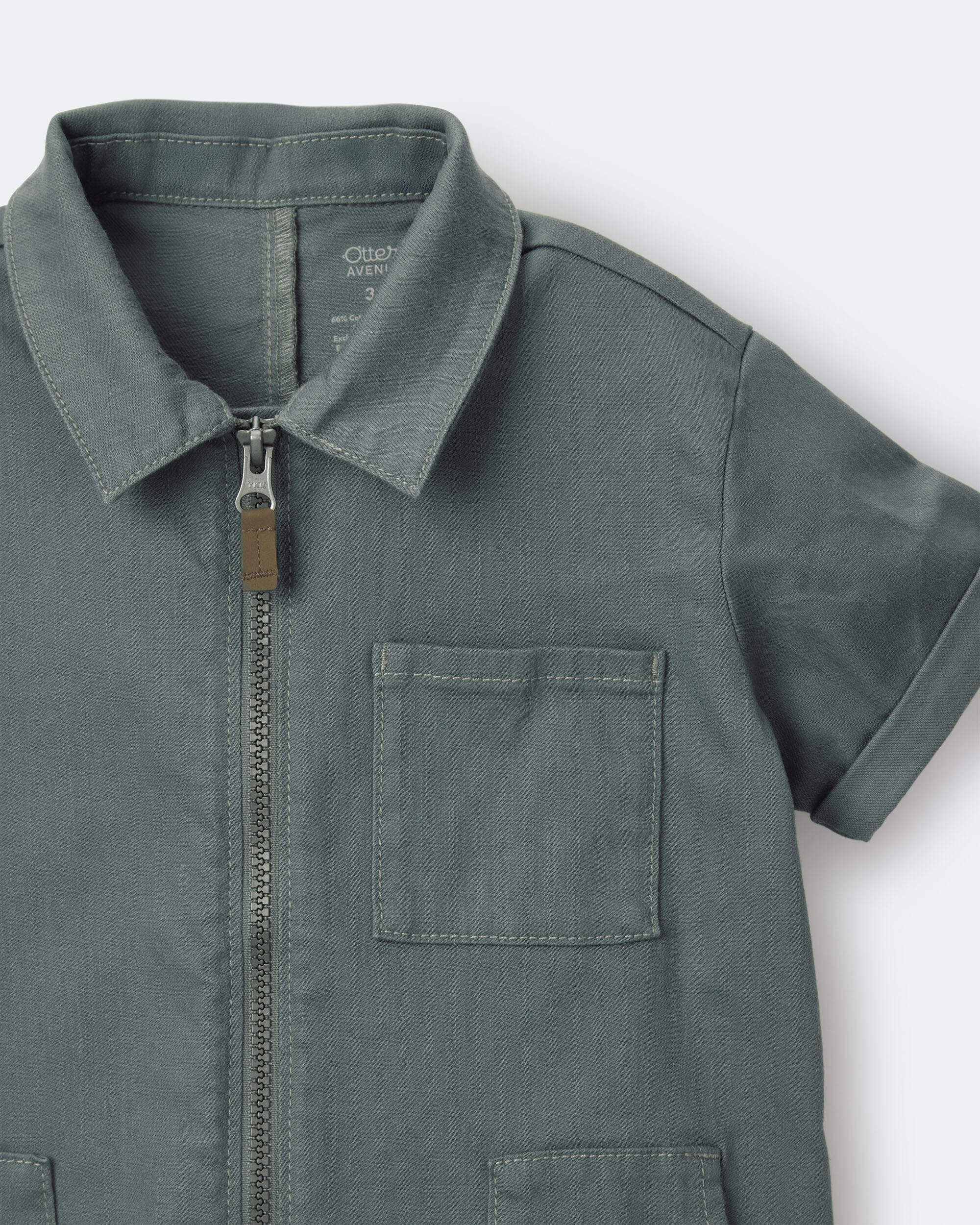 Toddler Day Out™ Jumpsuit - Charcoal - Image 4