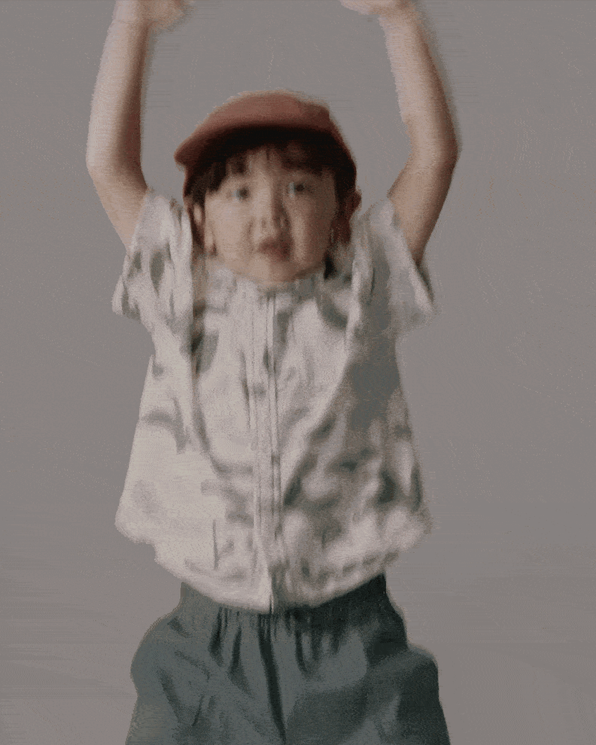 Toddler Boy Button-Down Short-Sleeve Shirt in Beach Print - Cream