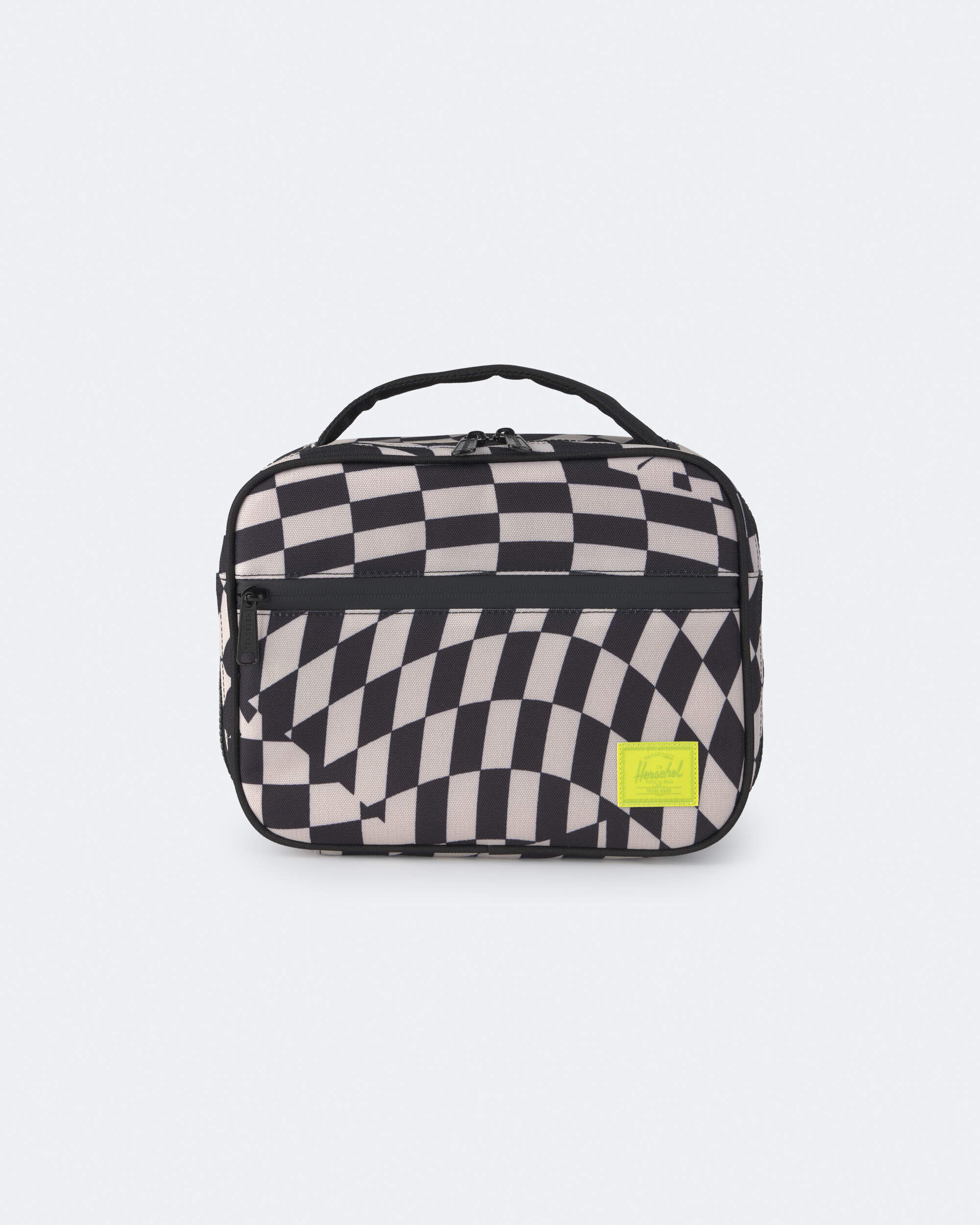 Herschel Kids' Checkered Lunch Box - Black/White - Image 4
