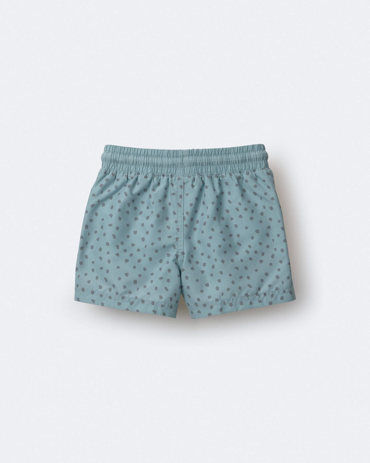 Toddler Boy Swim Trunk in Dot Print - Pale Blue - Image 4