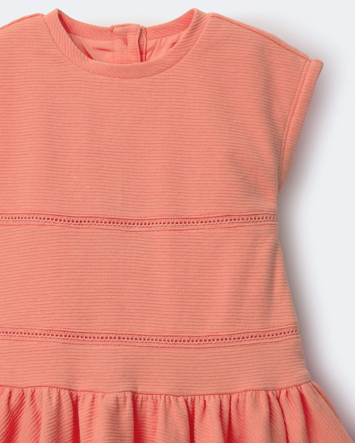 Toddler Girl Drop Waist Short-Sleeve Dress - Orange - Image 6