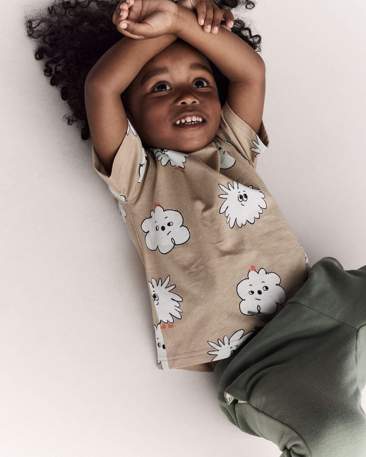 Toddler Squish Character Relaxed Graphic Tee - Khaki - Image 5