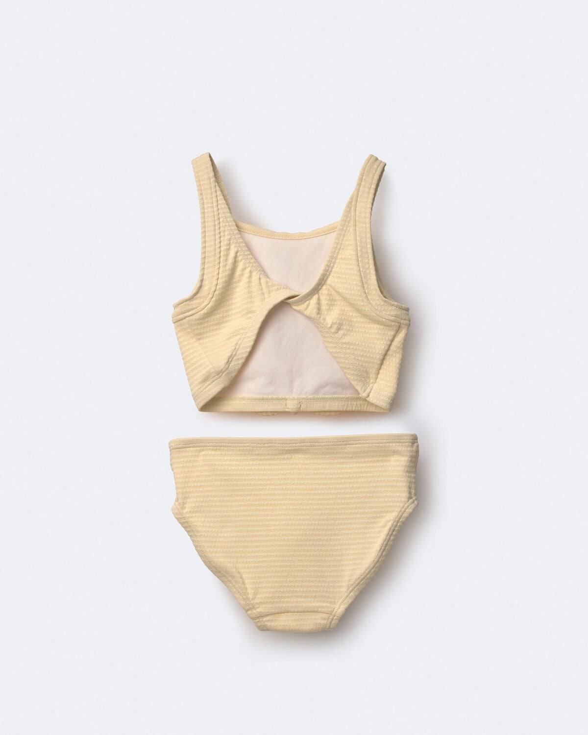 Toddler Girl Bow Tankini - Yellow - Image 6