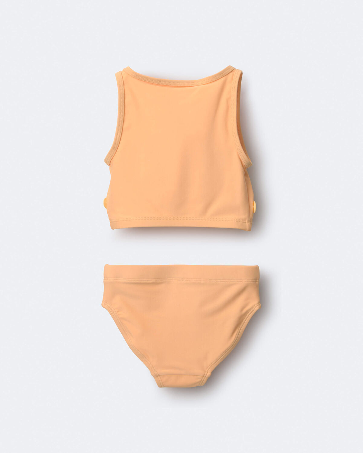 Toddler Girl Floral Tankini Set - Orange - Image 4