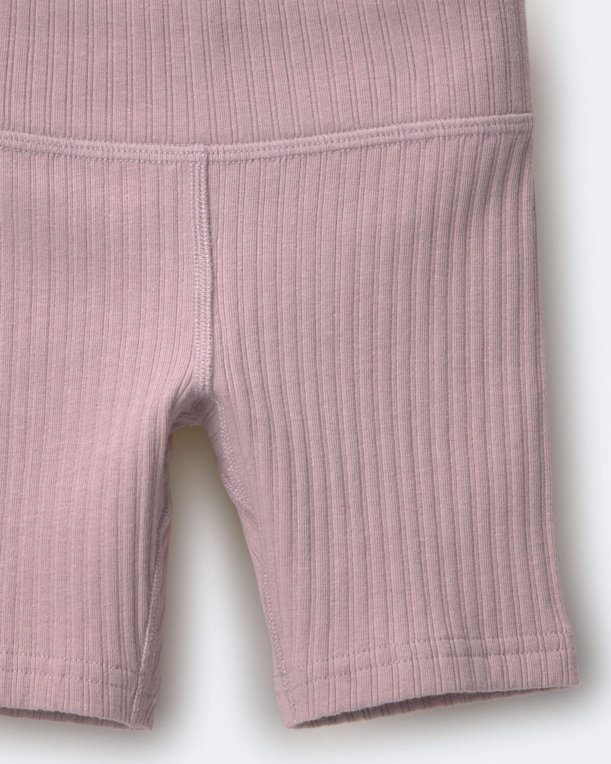 Toddler Girl Brooklyn Bike Shorts - Mauve - Image 6