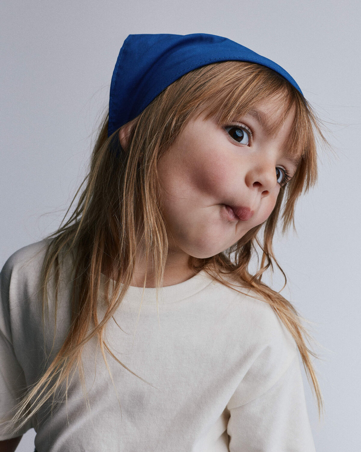Toddler Rolled Cuff Tee - Cream - Image 4