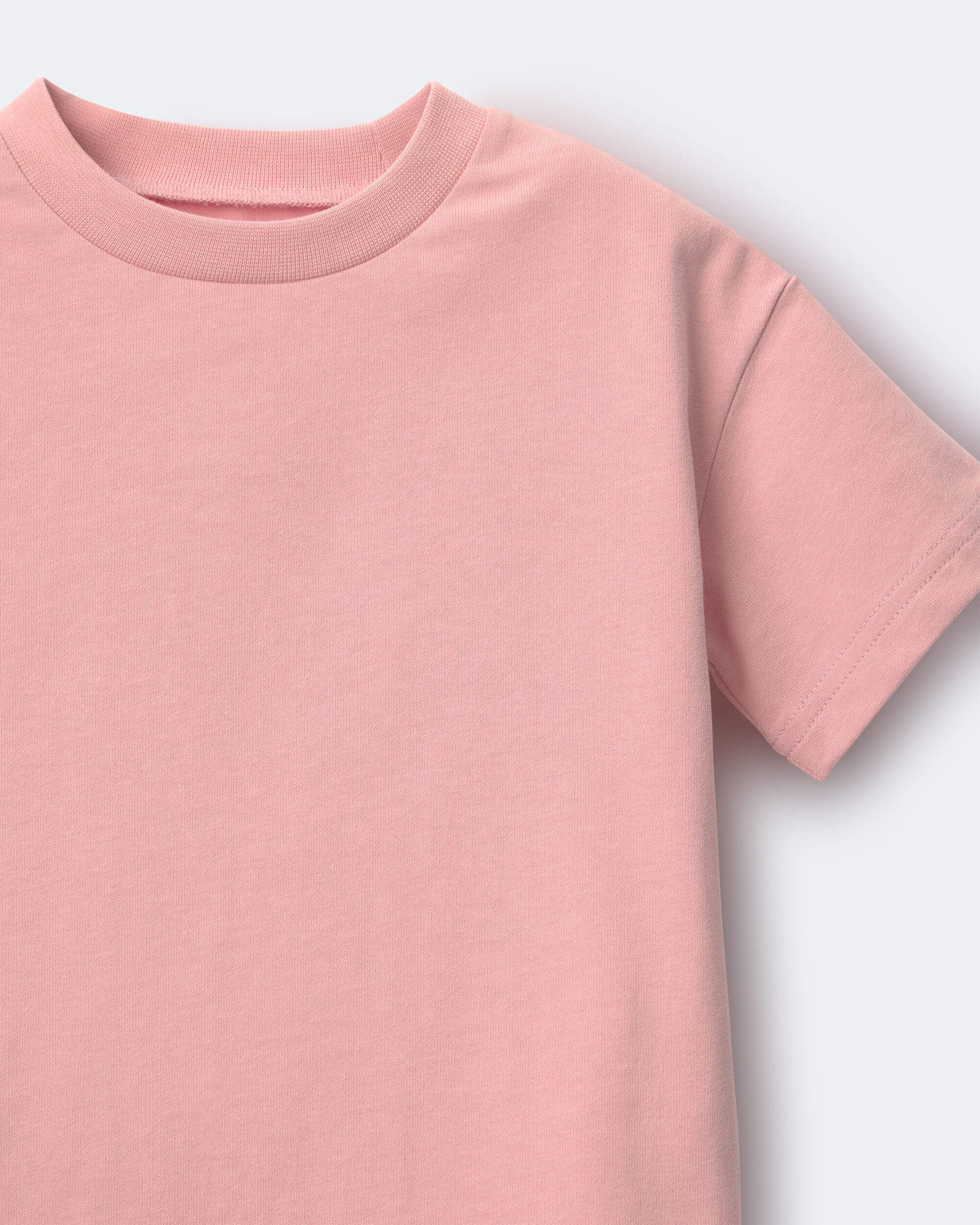 Toddler Elevated Relaxed Tee - Light Pink - Image 6