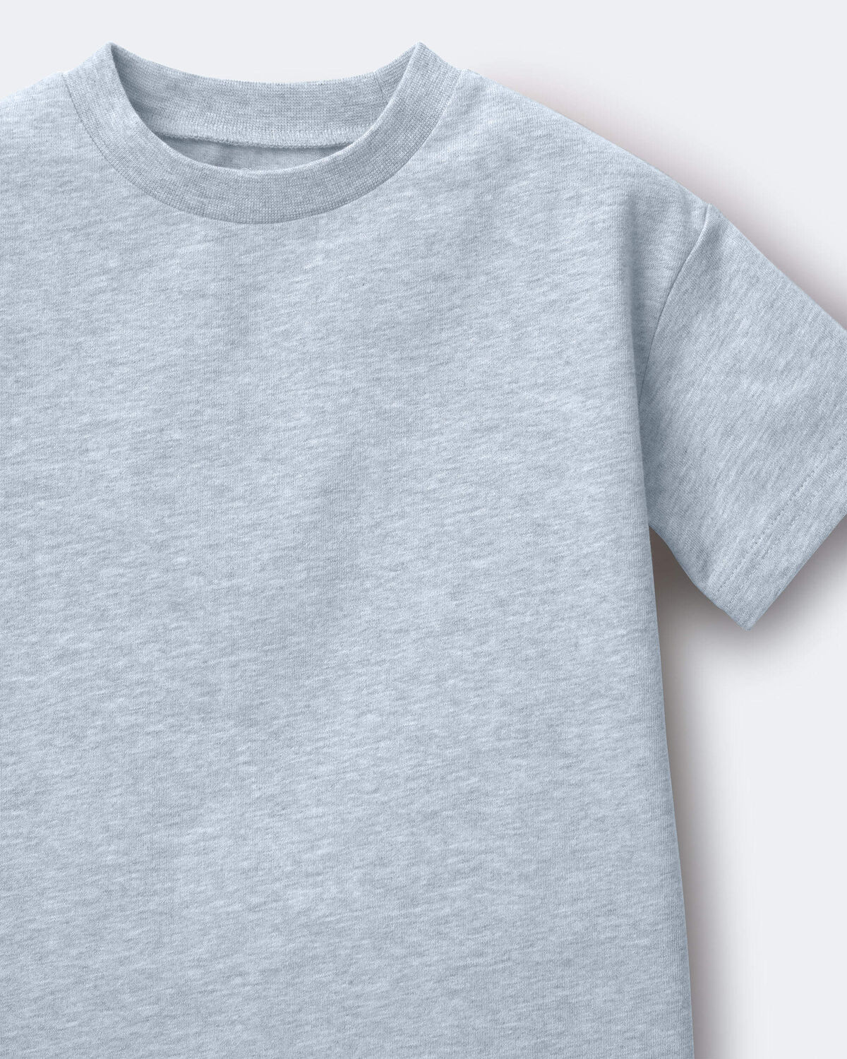 Toddler Elevated Relaxed Tee - Heather Grey - Image 5